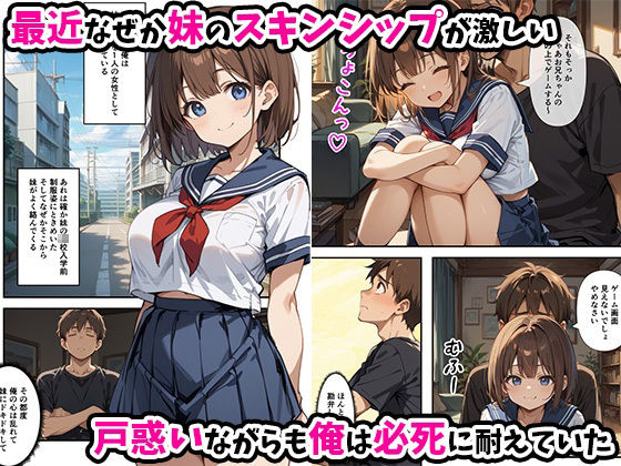 巨乳妹の誘惑が凄すぎて我慢出来ず中出しした話 サンプル2ページ目