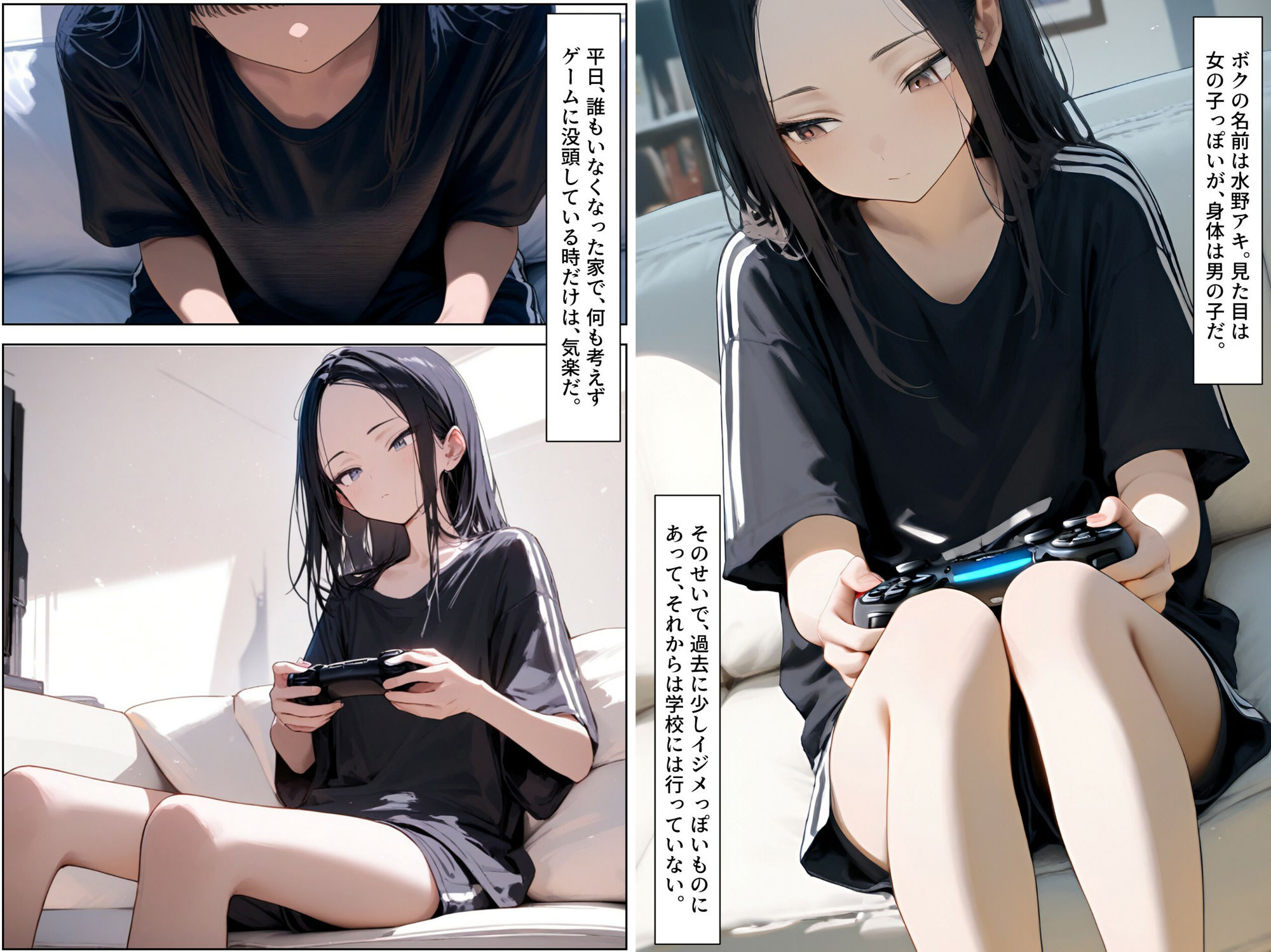 女装男子のJKハーレム生活 サンプル1ページ目