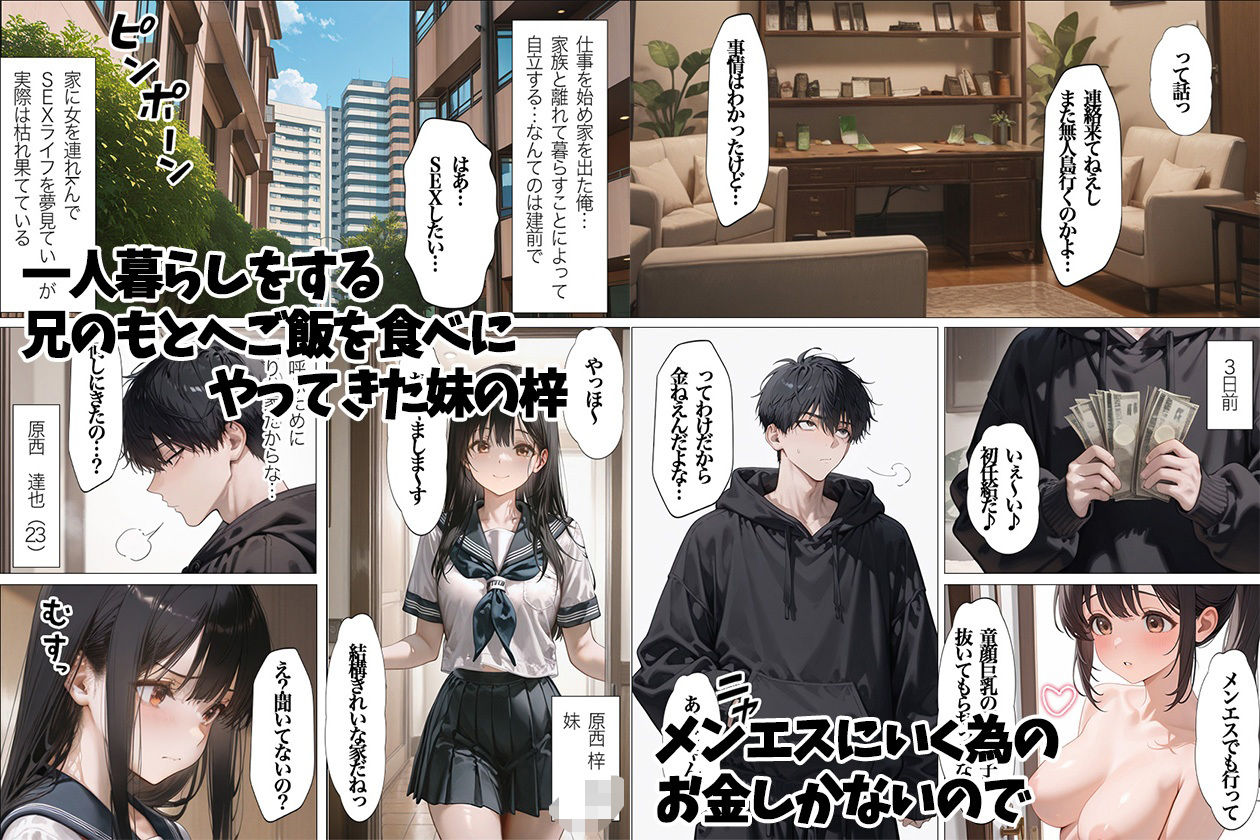 隠れ巨乳の妹とHなゲームしてみた サンプル1ページ目