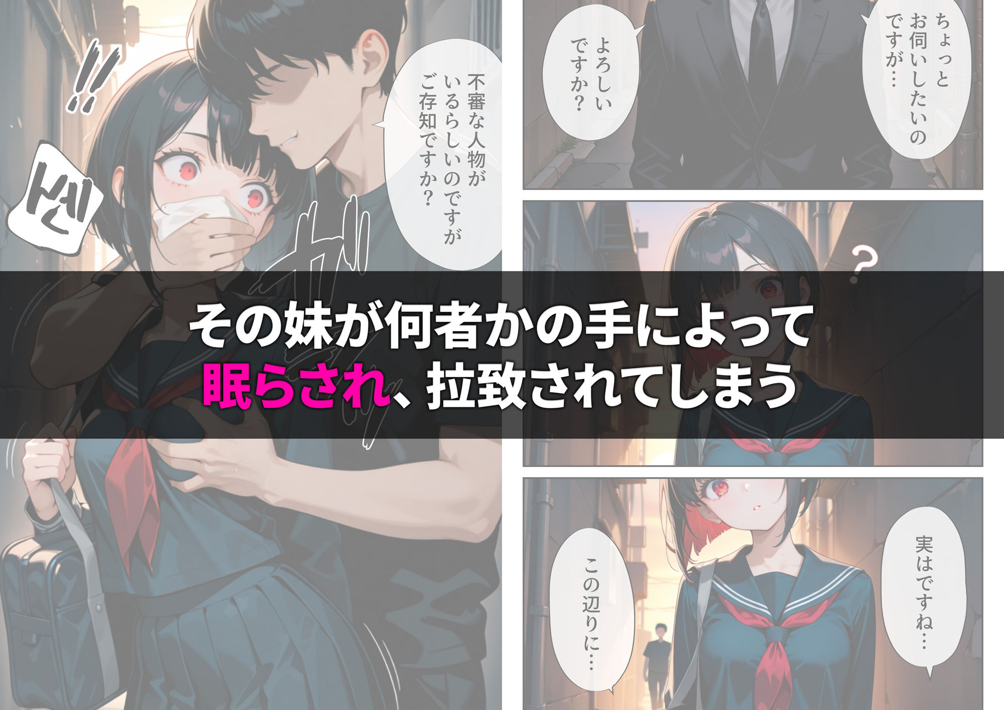 いたずらに弄ばれる妹を救うには サンプル2ページ目