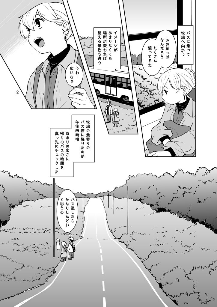 レンタサイクルクル サンプル2ページ目
