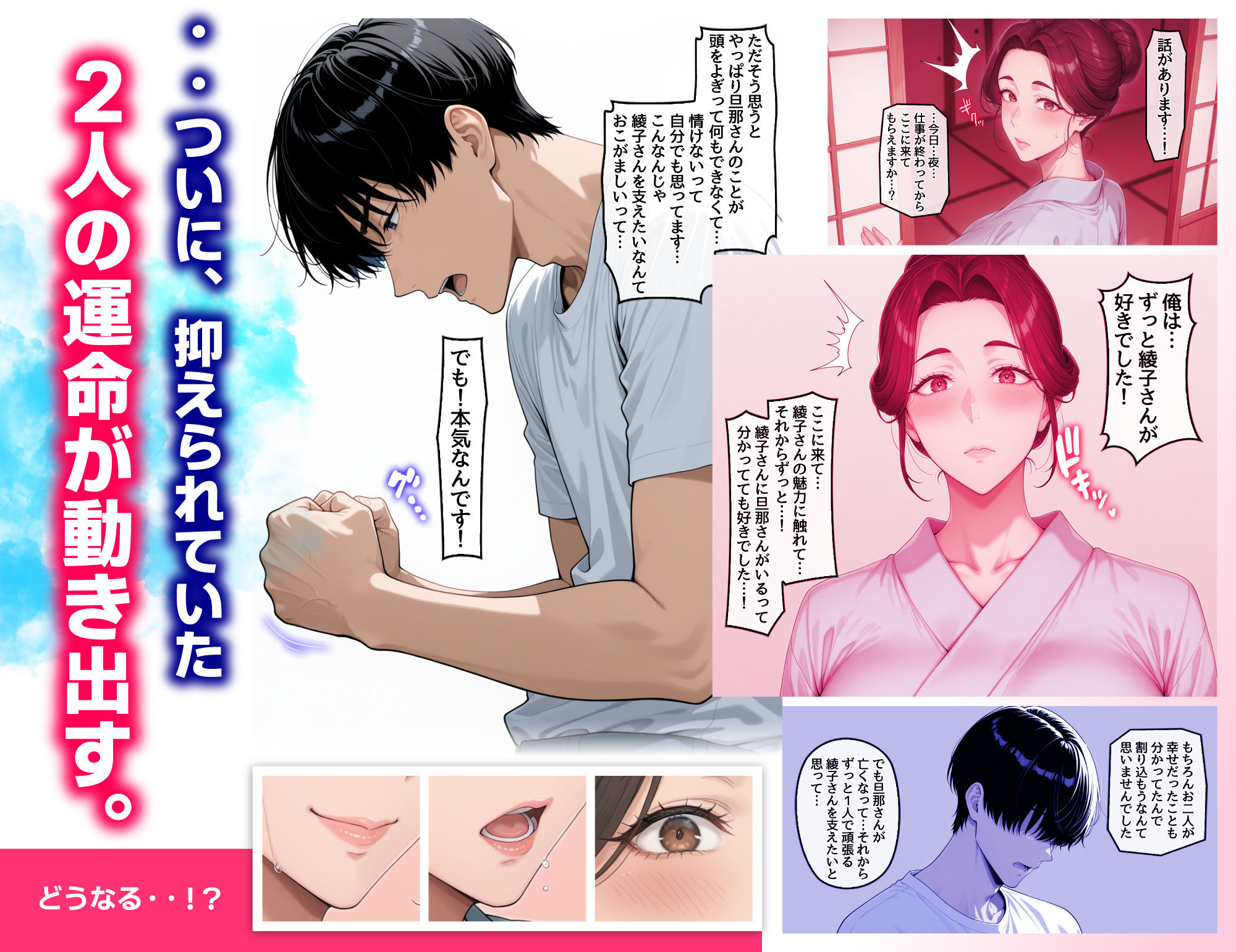 欲求不満を隠し続けてきた未亡人女将と汗だくで求め合う温泉宿の夜1 サンプル10ページ目