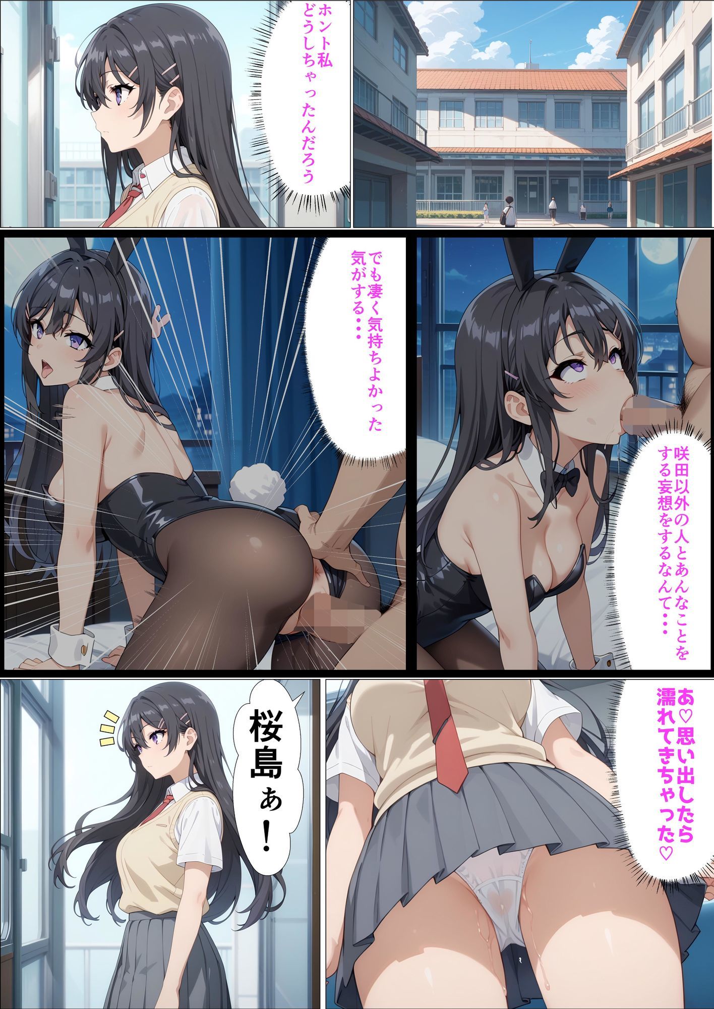 黒髪ロングJKの催●〜桜島麻衣編〜 サンプル6ページ目