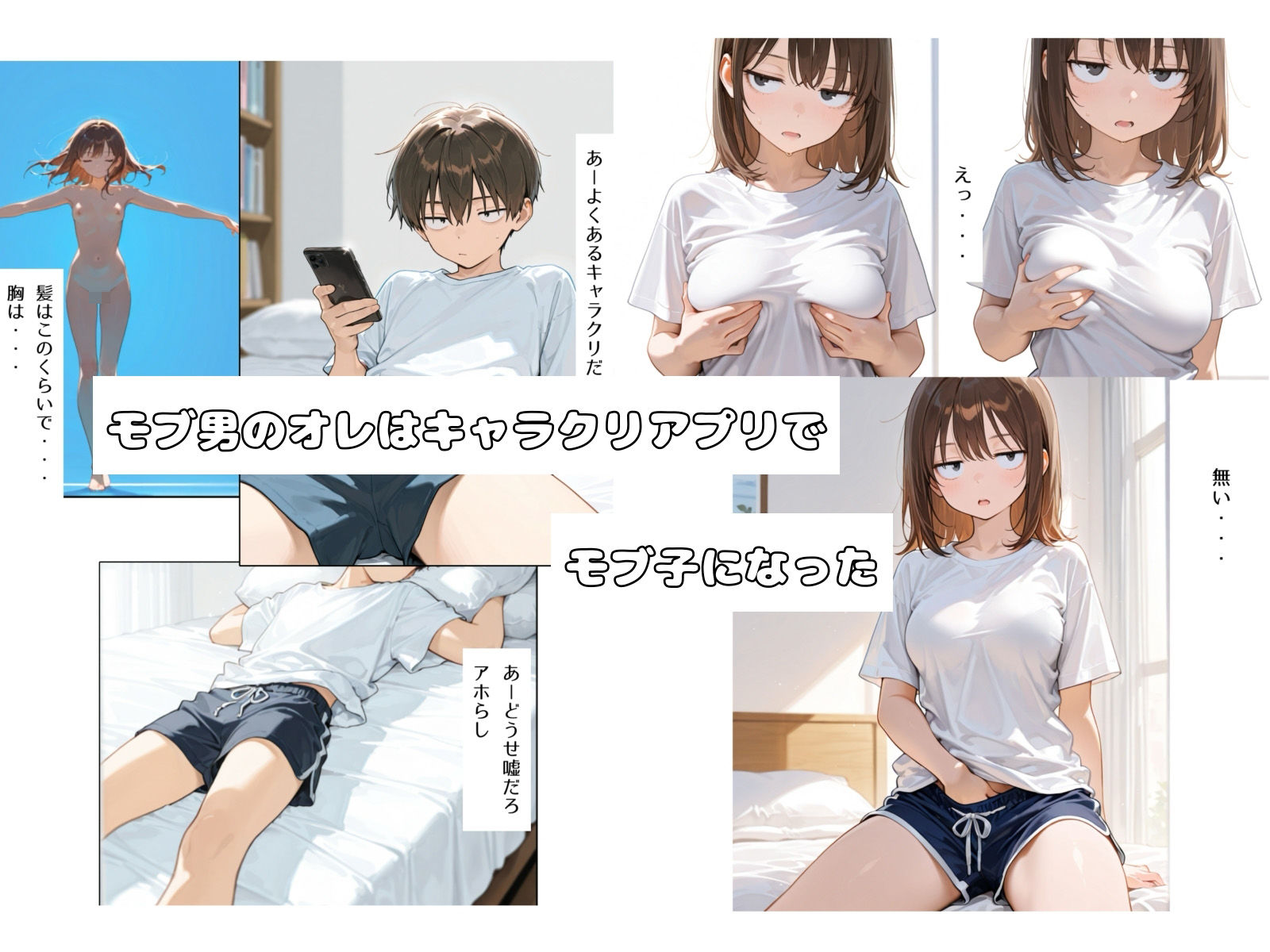TSモブ子の風俗体験記 サンプル1ページ目
