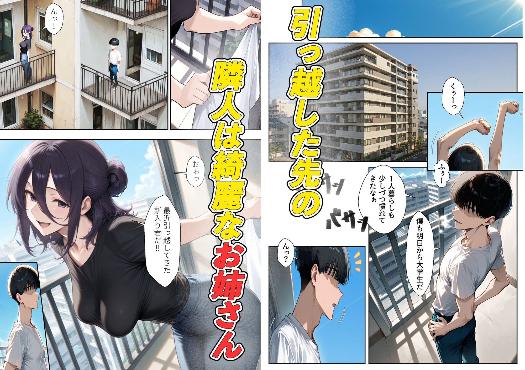 停電の夜に堕ちて サンプル1ページ目