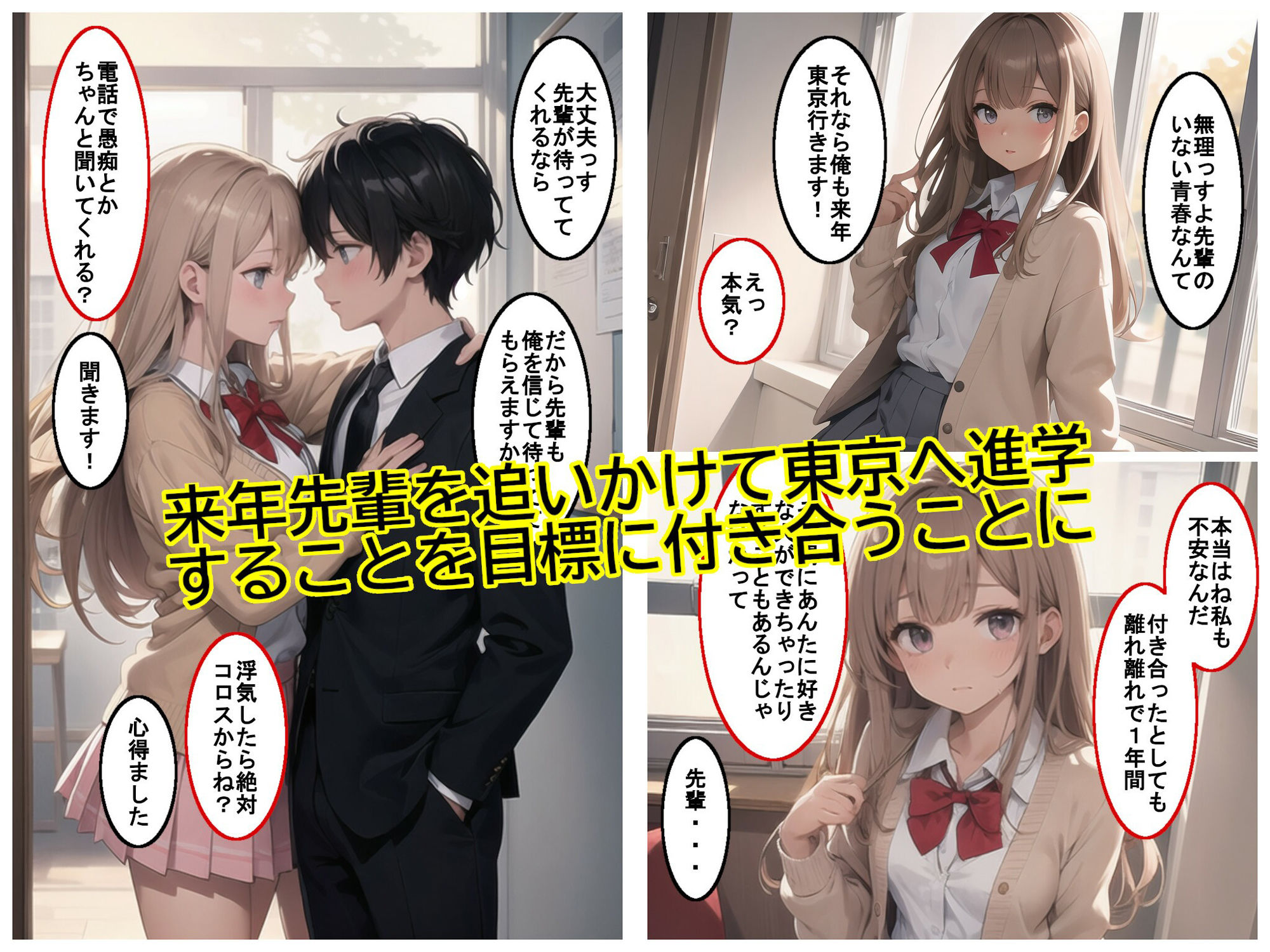 先輩の卒業式の日が俺の童貞卒業日になった サンプル3ページ目