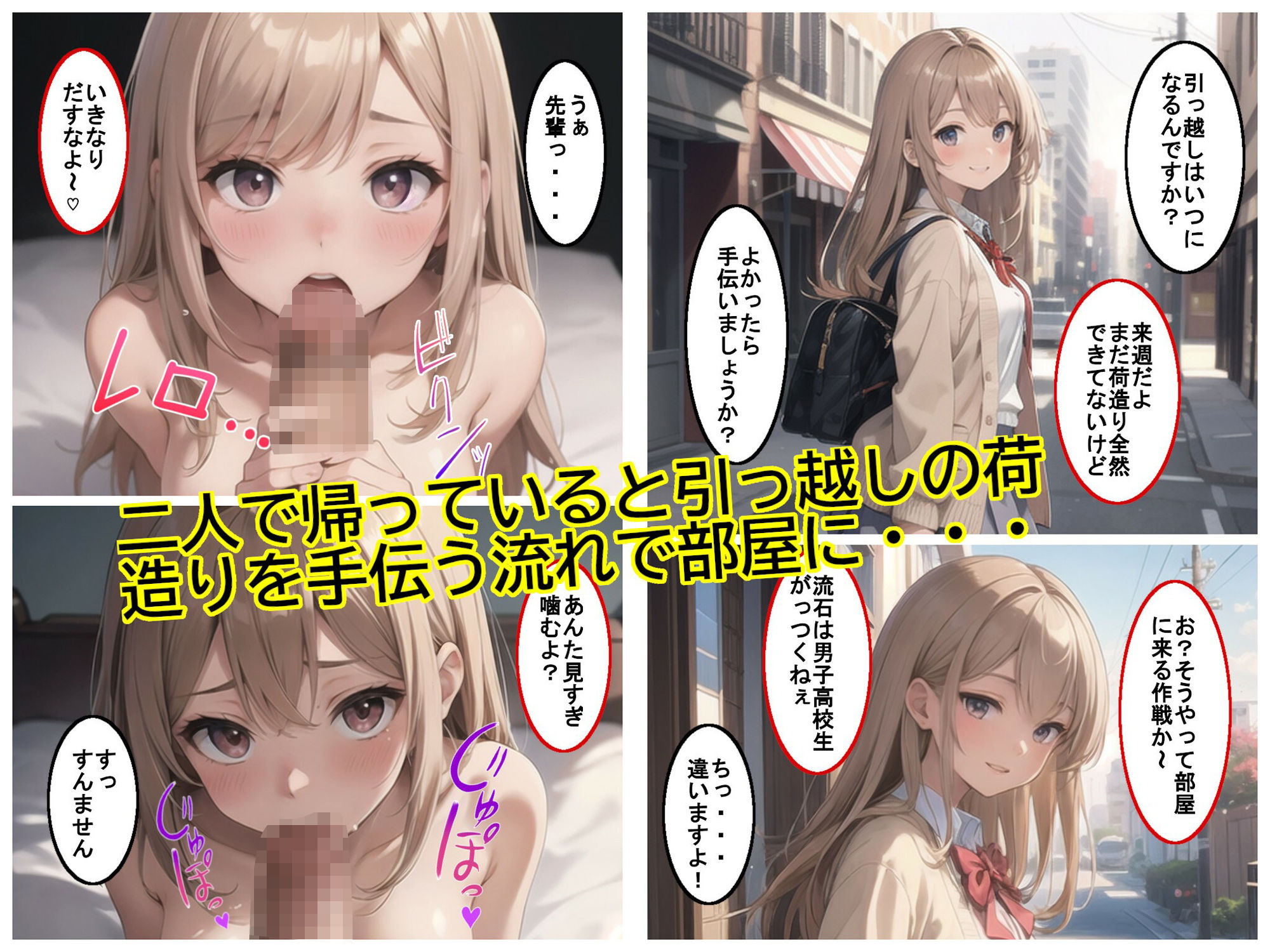 先輩の卒業式の日が俺の童貞卒業日になった サンプル4ページ目