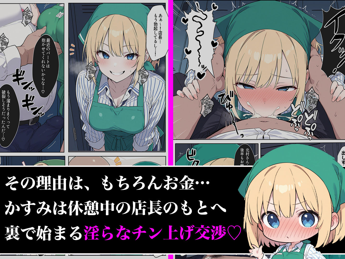 俺の前だとド変態になる金髪ギャルの話 サンプル3ページ目