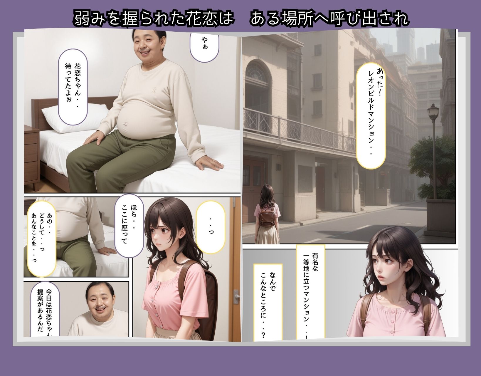 〜寝取られた妻と娘〜うぶな生娘の純潔をー・【淫らな秘密の契約編】 サンプル4ページ目