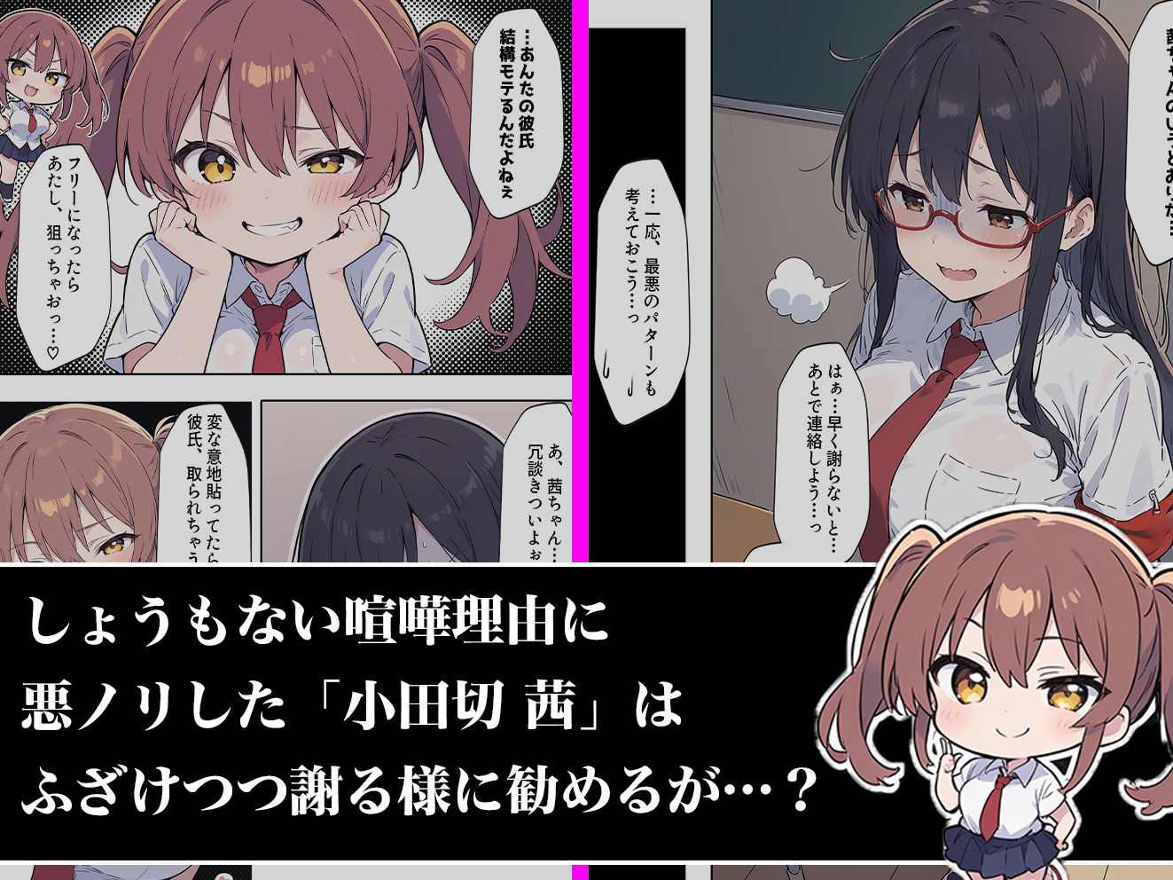 俺の前だとド変態になる真面目生徒会長の話 彼氏と喧嘩編 サンプル2ページ目