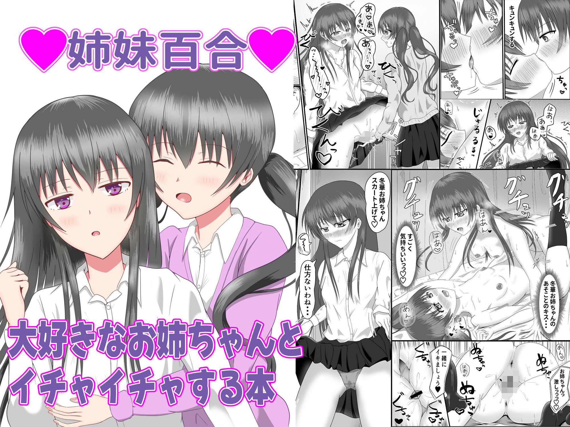 大好きなお姉ちゃんとイチャイチャする本 サンプル1ページ目