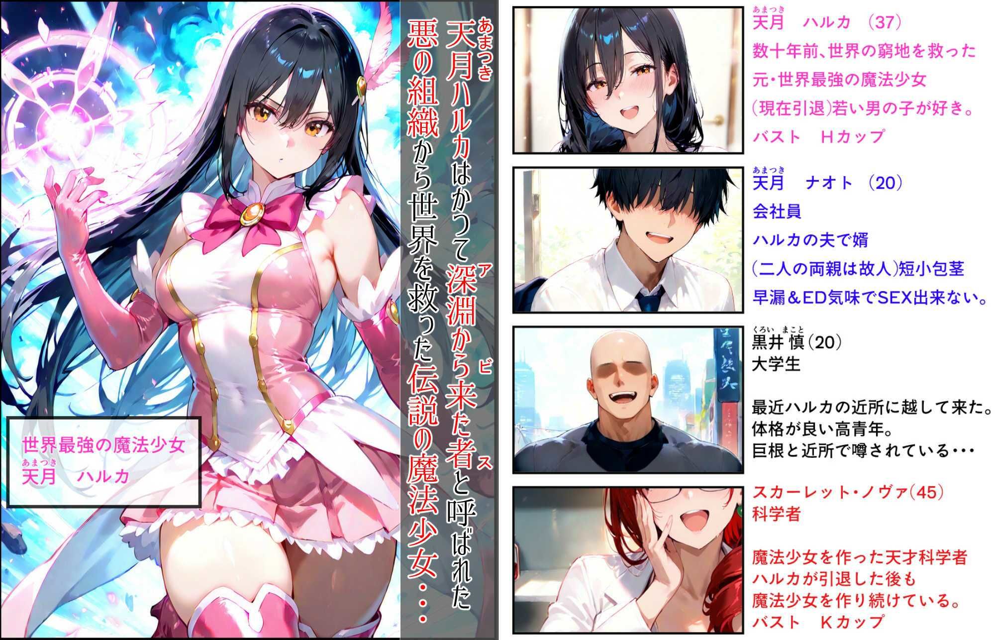 元・世界最強の魔法少女（37）が悪の組織に完全敗北する話 サンプル1ページ目