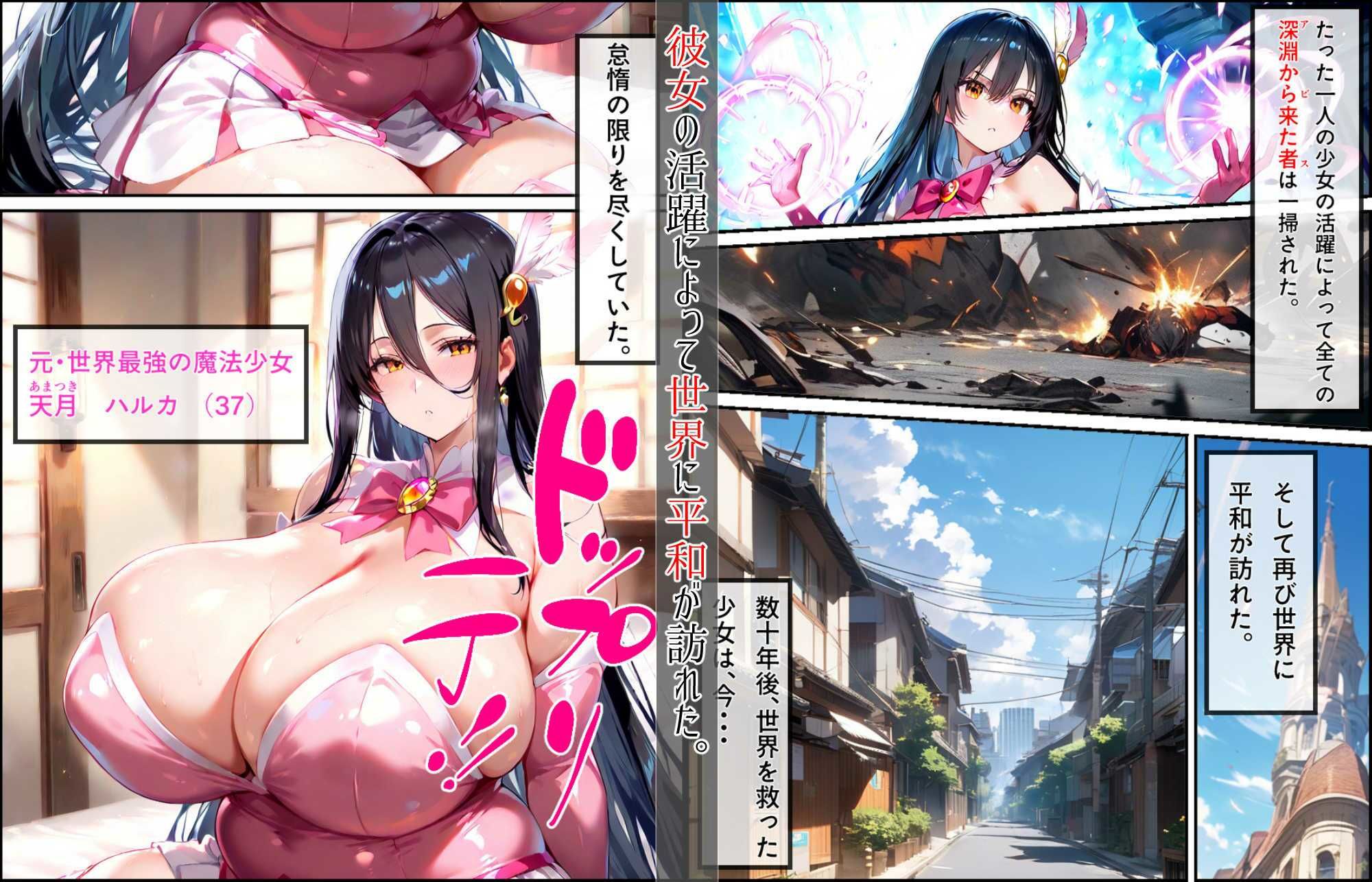 元・世界最強の魔法少女（37）が悪の組織に完全敗北する話 サンプル2ページ目