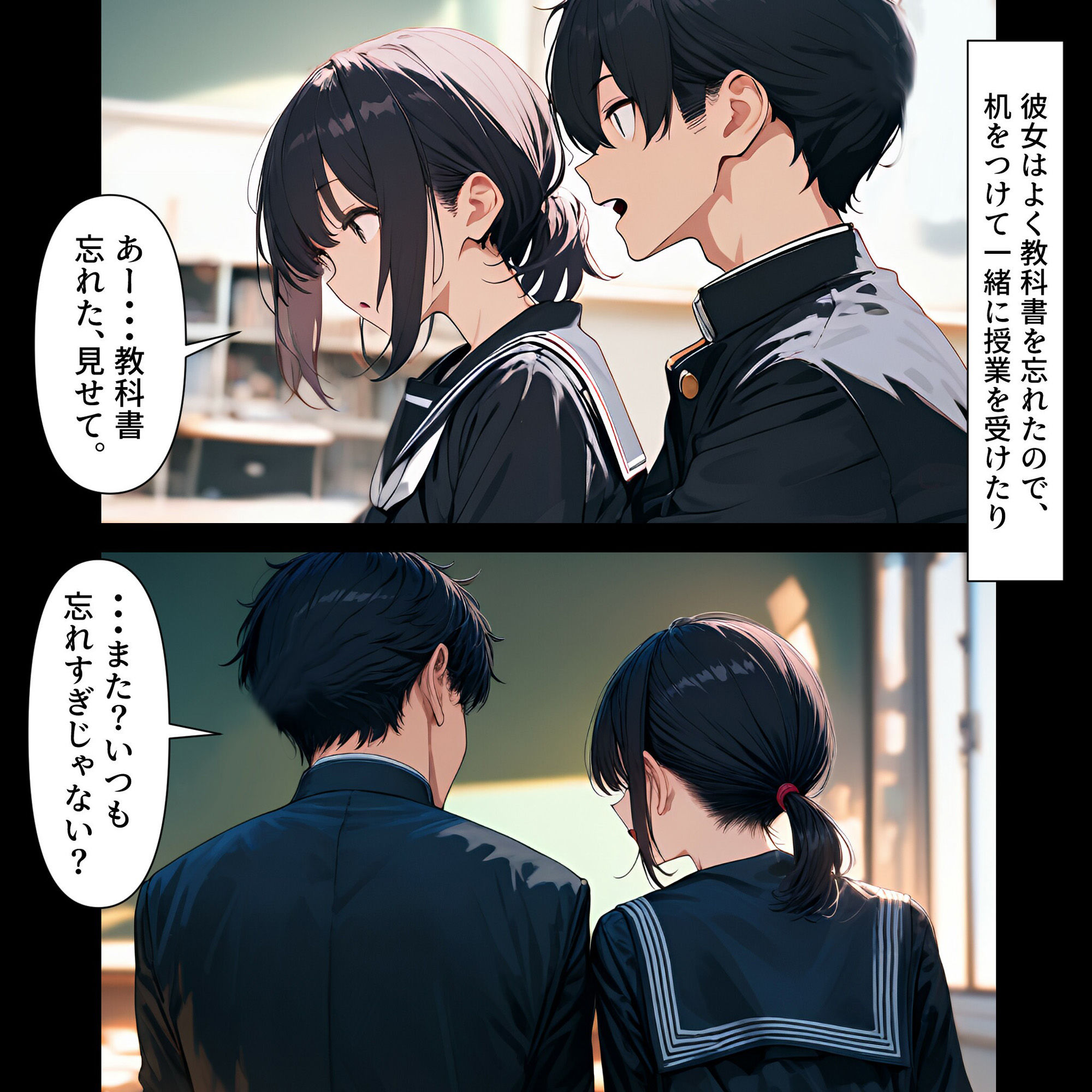 時が止まった学校で10 サンプル2ページ目