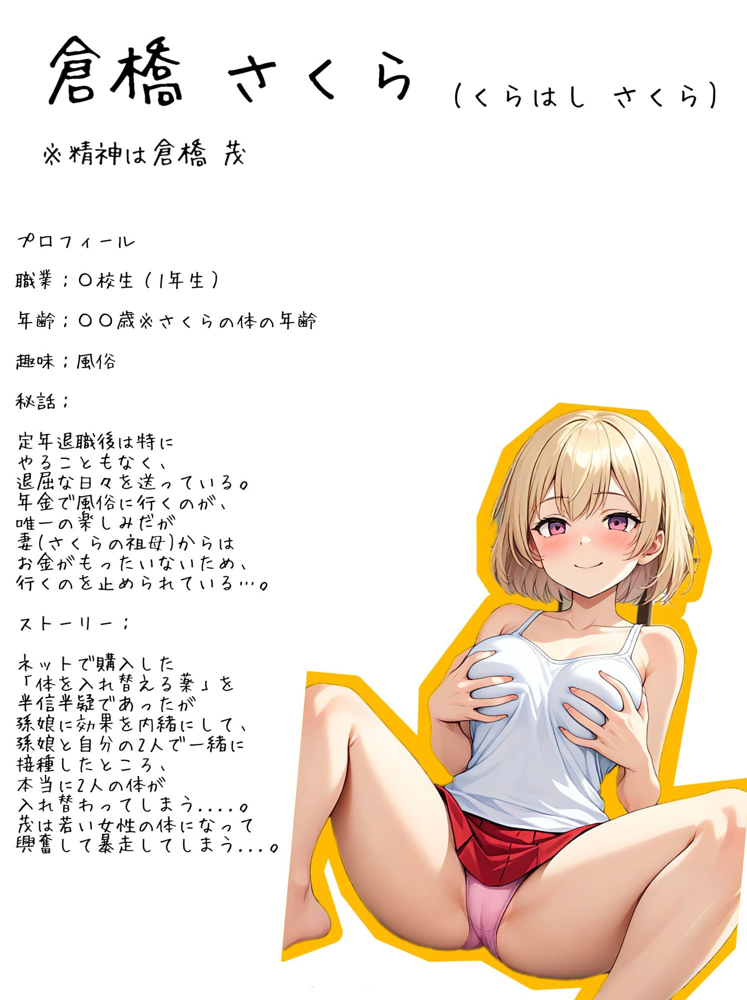 【入れ替わり・短編集】Body Swap Vol.1 -今日から女の子- サンプル3ページ目