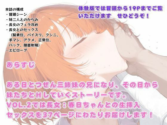 ある日とつぜん三姉妹の兄になって、つぎの日からセックス漬けのヤリチンに転生しました VOL.2 サンプル10ページ目