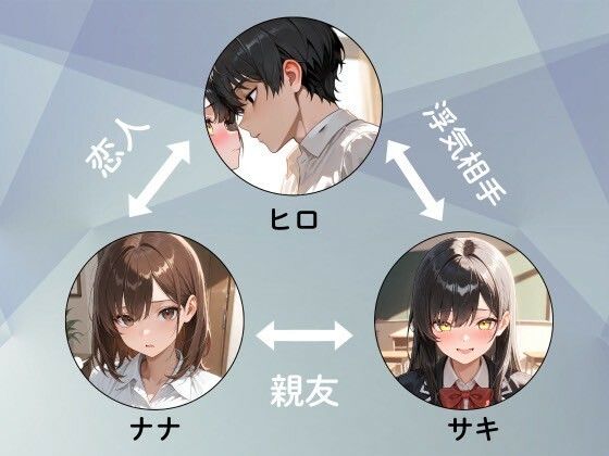 彼女に浮気がバレたけど怒ってる彼女の前でそのまま最後まで浮気セックスした話 1 サンプル8ページ目