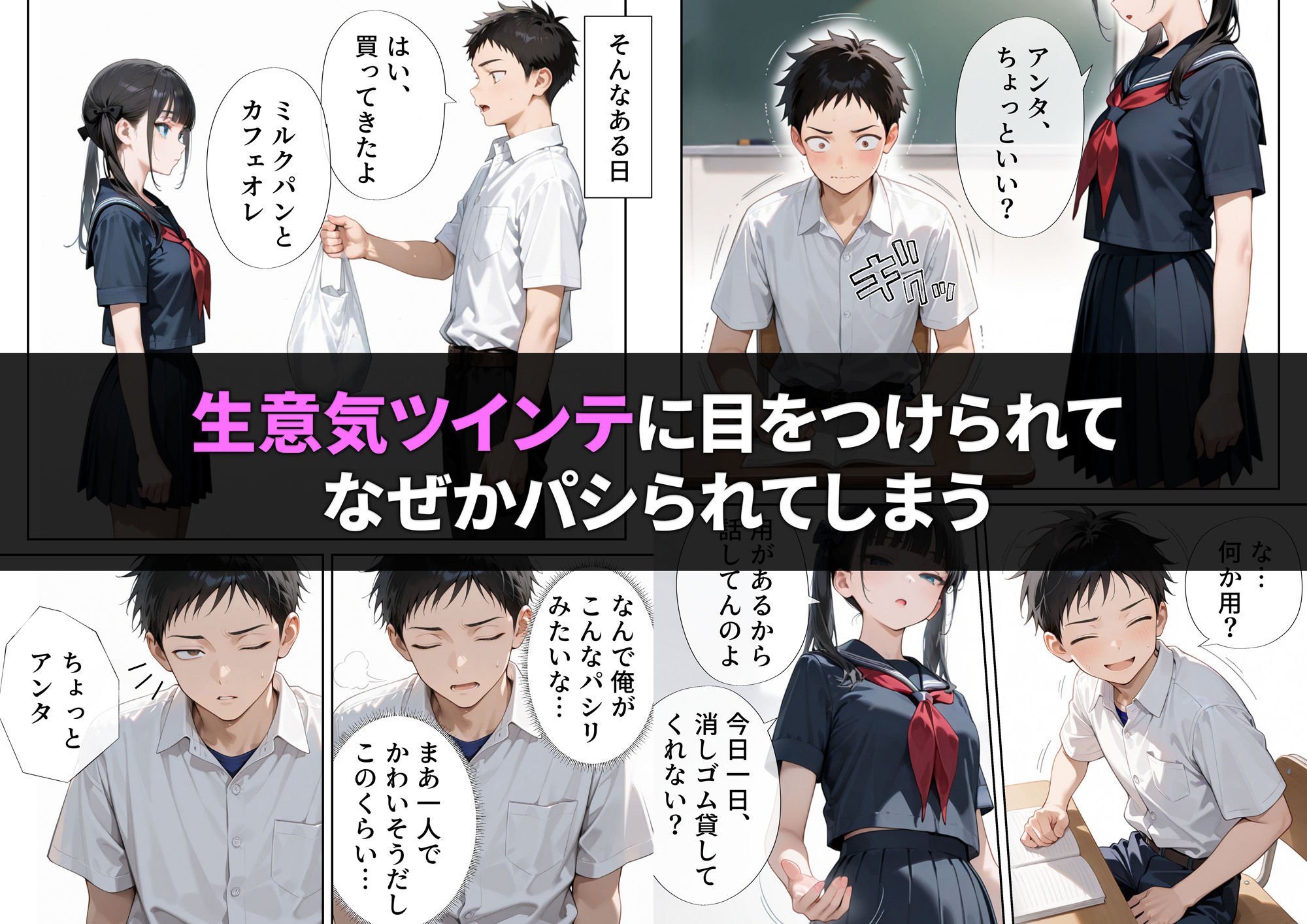 生意気ツインテを催◯アプリで性奴◯にしようとしたら サンプル2ページ目