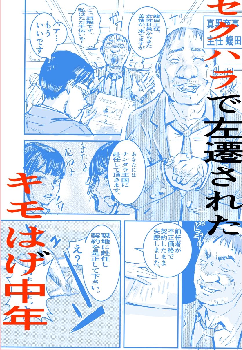 性接待のある国で暴走するキモはげ中年 サンプル2ページ目