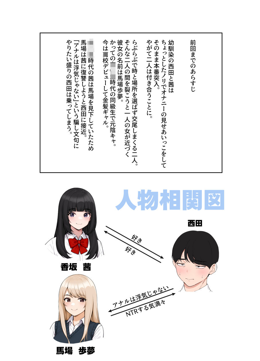 オナ中3 幼馴染とオナニー見せ合いっこしたらセックスしてはまっちゃう話 サンプル1ページ目