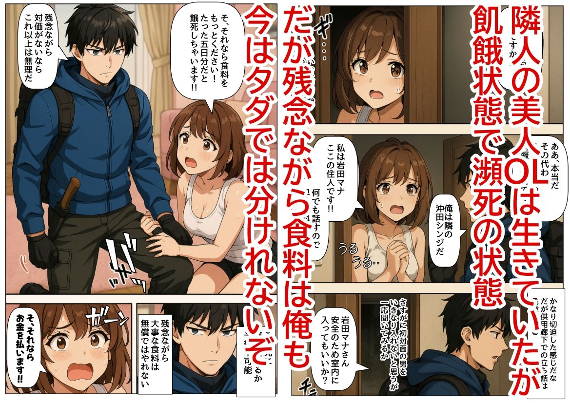モンスターだらけの崩壊世界になったけど、俺だけ【チート付与能力】で自由気ままにサバイバルしていく《第1話》 サンプル4ページ目