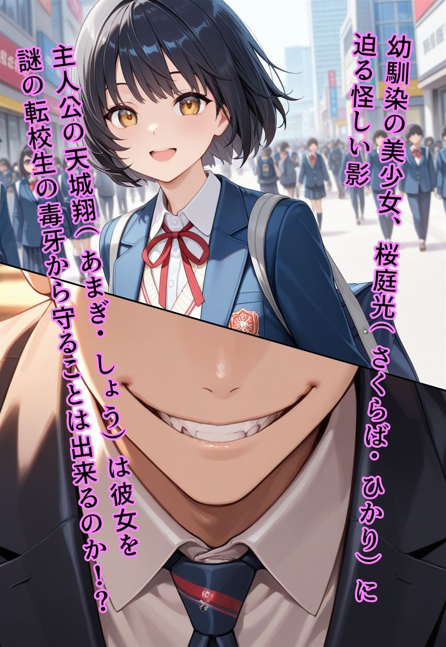 怪しき転校生 オレもお前もみんなバニーガールにされちゃった！ サンプル2ページ目