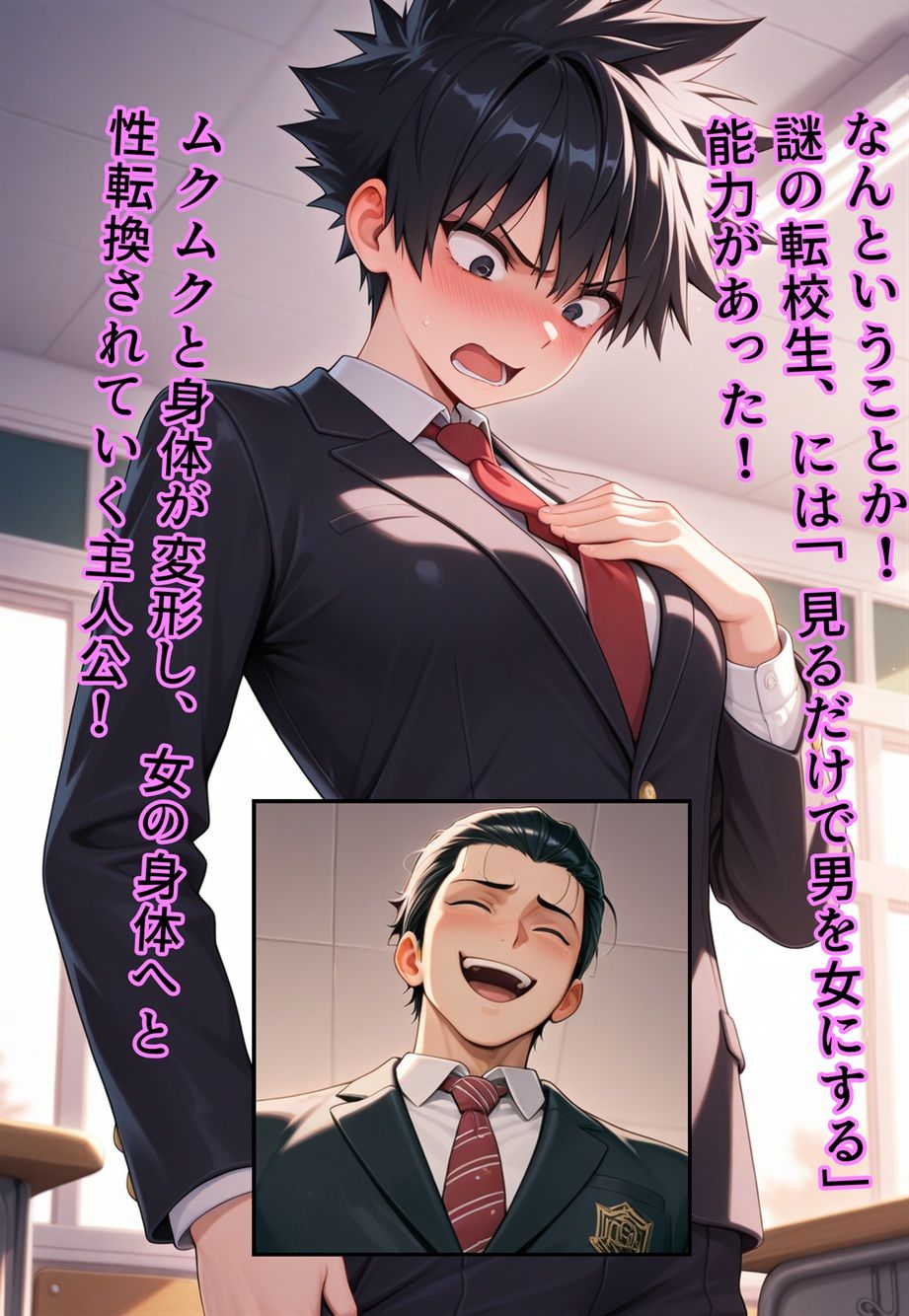 怪しき転校生 オレもお前もみんなバニーガールにされちゃった！ サンプル3ページ目