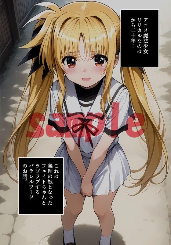 フェイトちゃんとパパと呼ばれる生活 サンプル1ページ目
