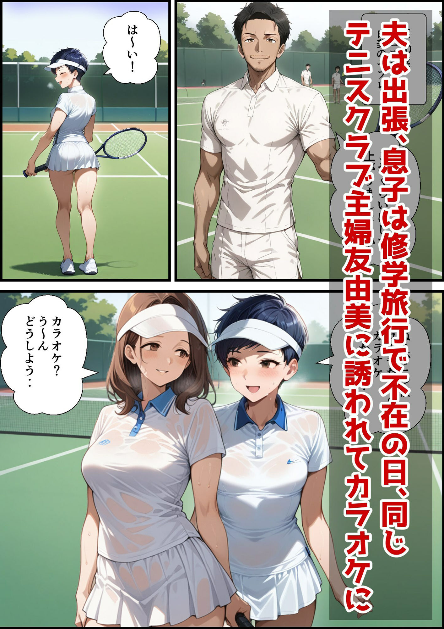 アラフォー奥さん、はじめての不倫 サンプル2ページ目