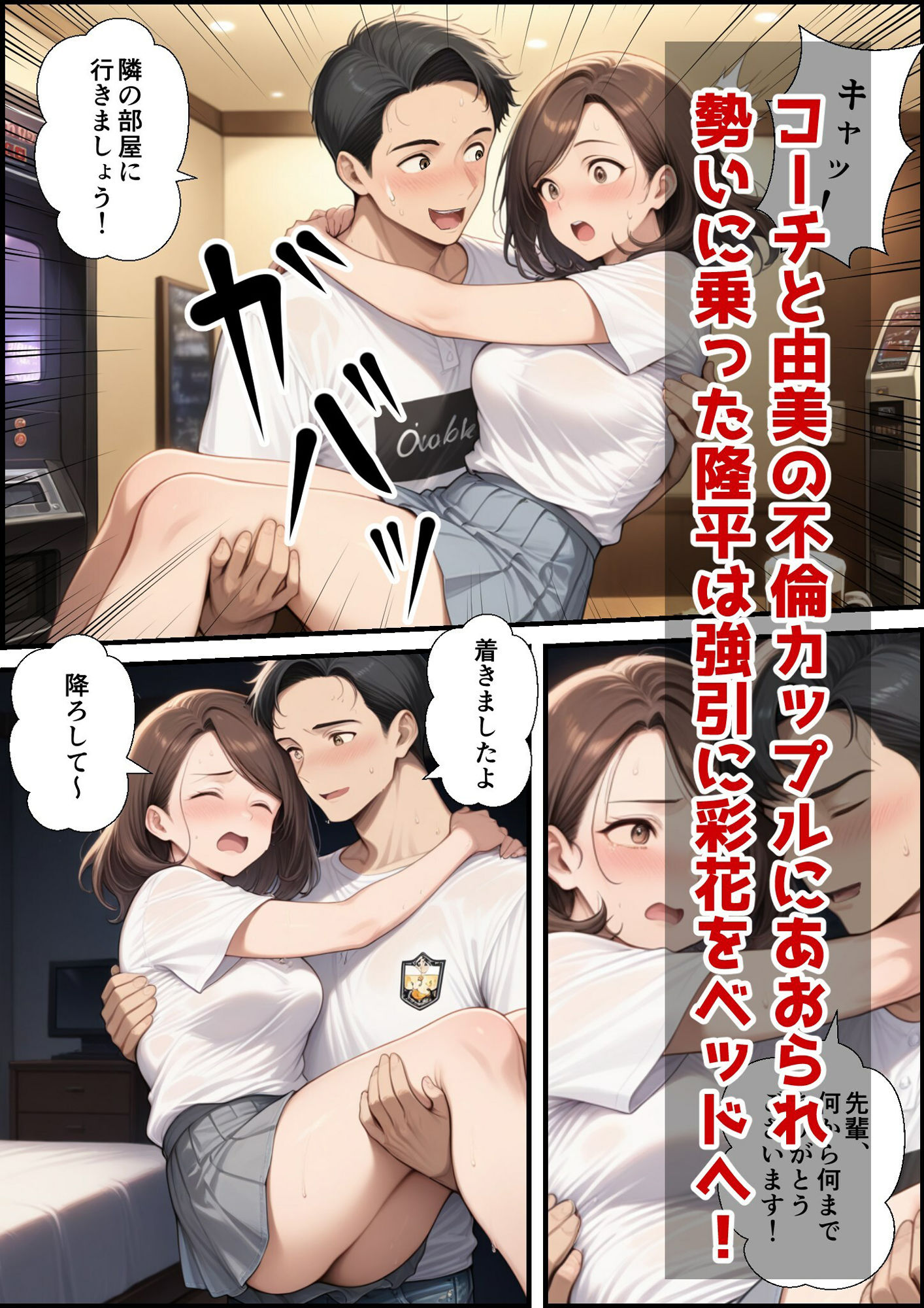 アラフォー奥さん、はじめての不倫 サンプル4ページ目