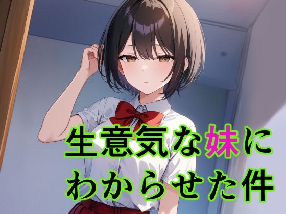 生意気な妹にわからせた件