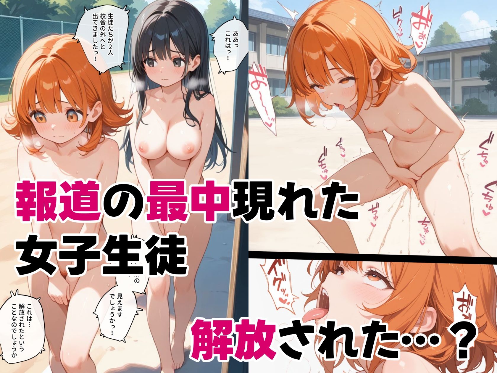 学校を占拠したテロリストがド変態だったら サンプル8ページ目