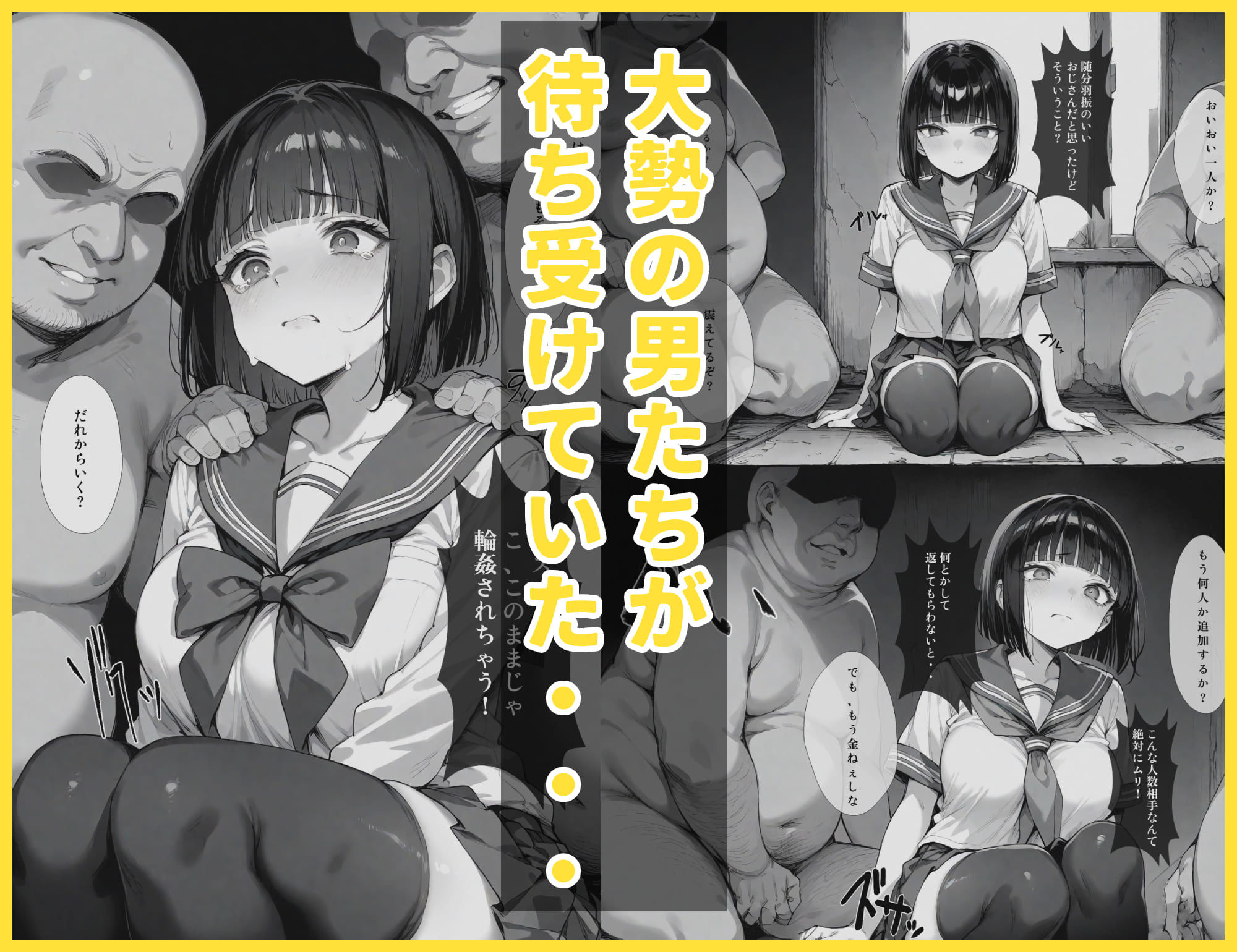 援交JKが快楽堕ちする話 サンプル2ページ目