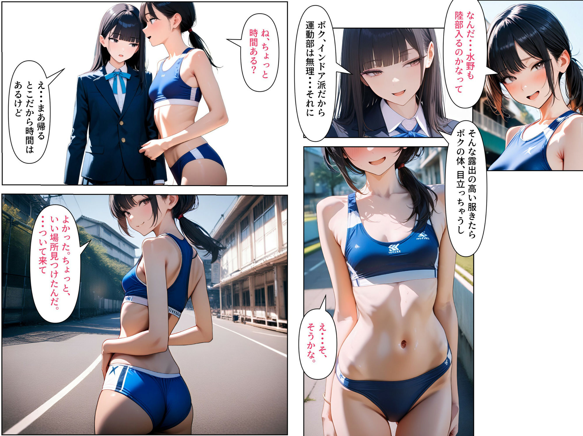 女装男子のJKハーレム生活3 サンプル2ページ目