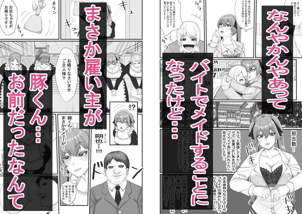 なんでギャルの私がいつもイジメてるあんたのメイドにならなきゃいけないワケぇ サンプル2ページ目