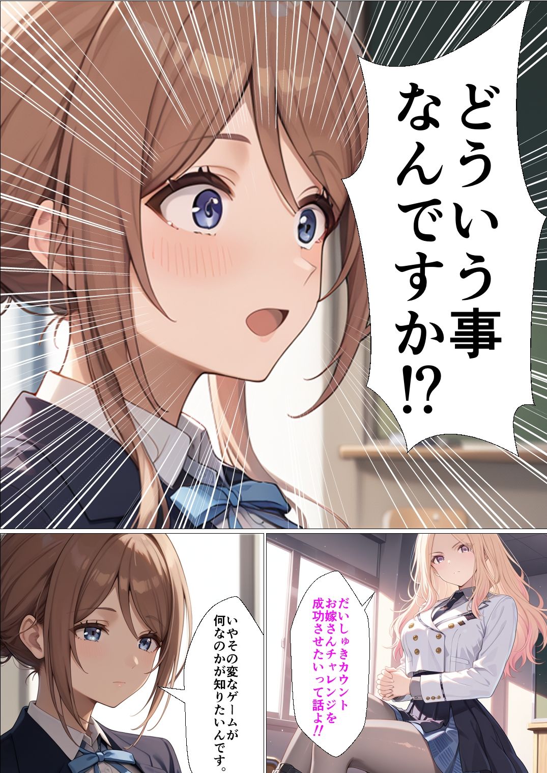 だいしゅきカウントお嫁さんチャレンジ〜十王星南  編〜 サンプル4ページ目