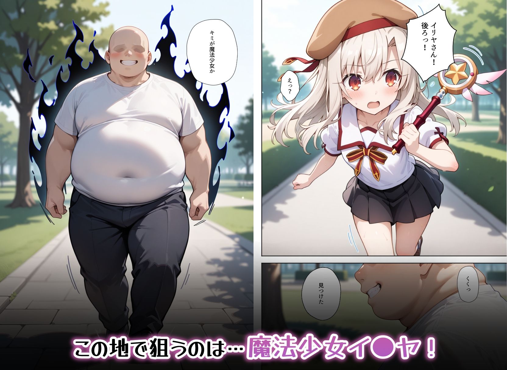 魔法少女完全敗北快楽に墜ちる サンプル3ページ目