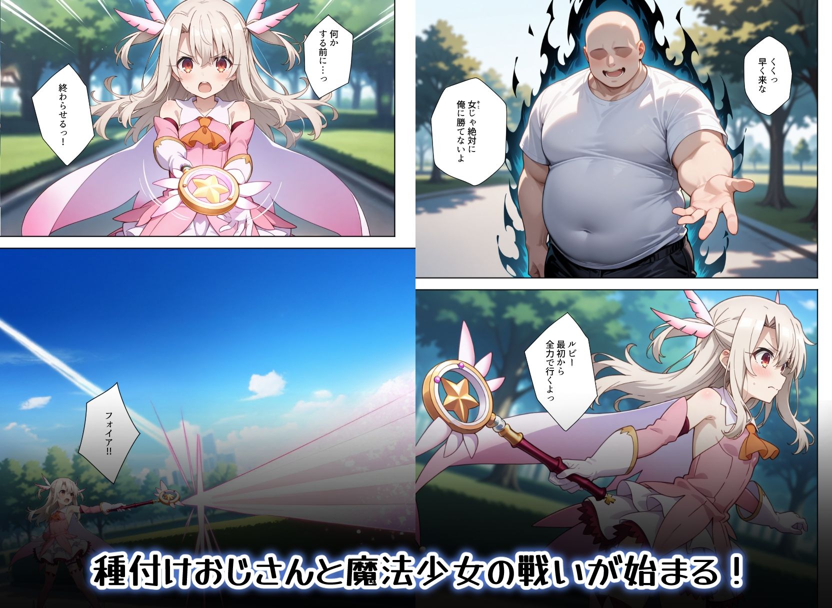 魔法少女完全敗北快楽に墜ちる サンプル4ページ目