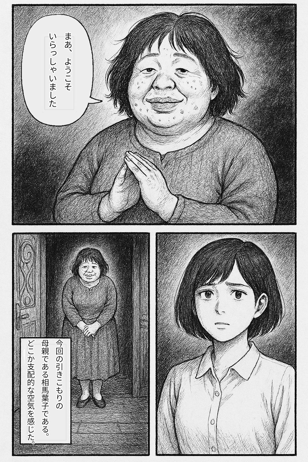ひきこもり更生支援員 サンプル4ページ目