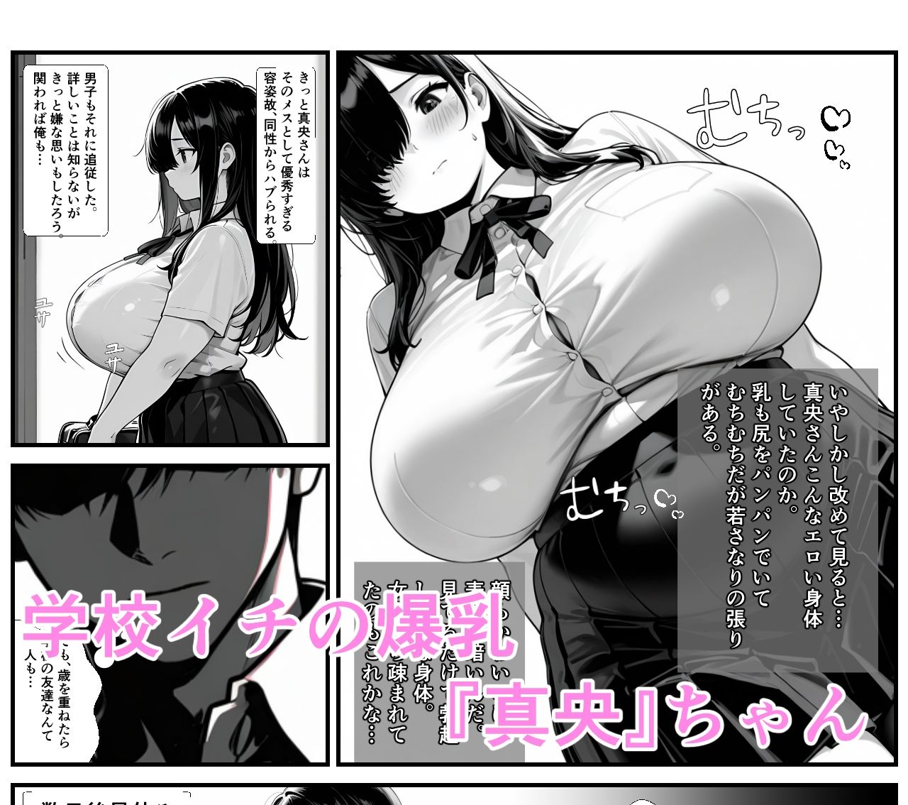 学校イチ爆乳だけどぼっちの同級生を一人占めしてべろちゅー中出しセックス サンプル1ページ目