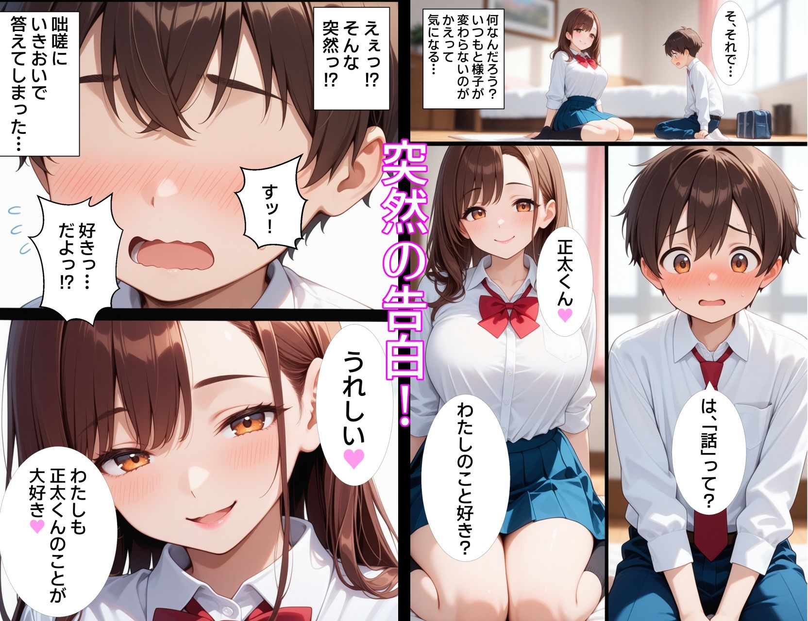 幼馴染の羽歩美ちゃん サンプル5ページ目