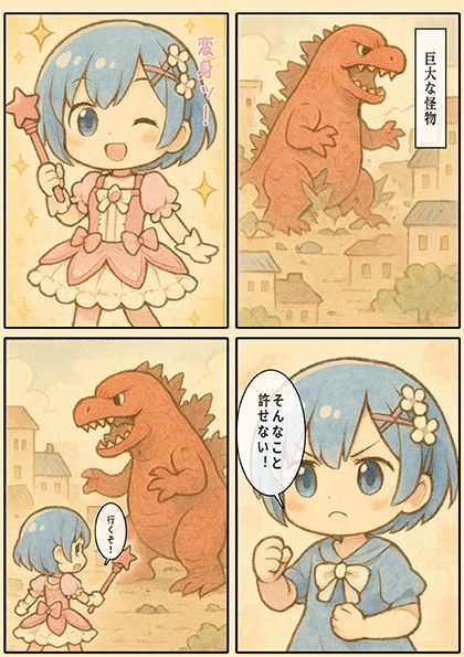 敗北後、オナホとして使われた 魔法少女の敗北記録 サンプル1ページ目