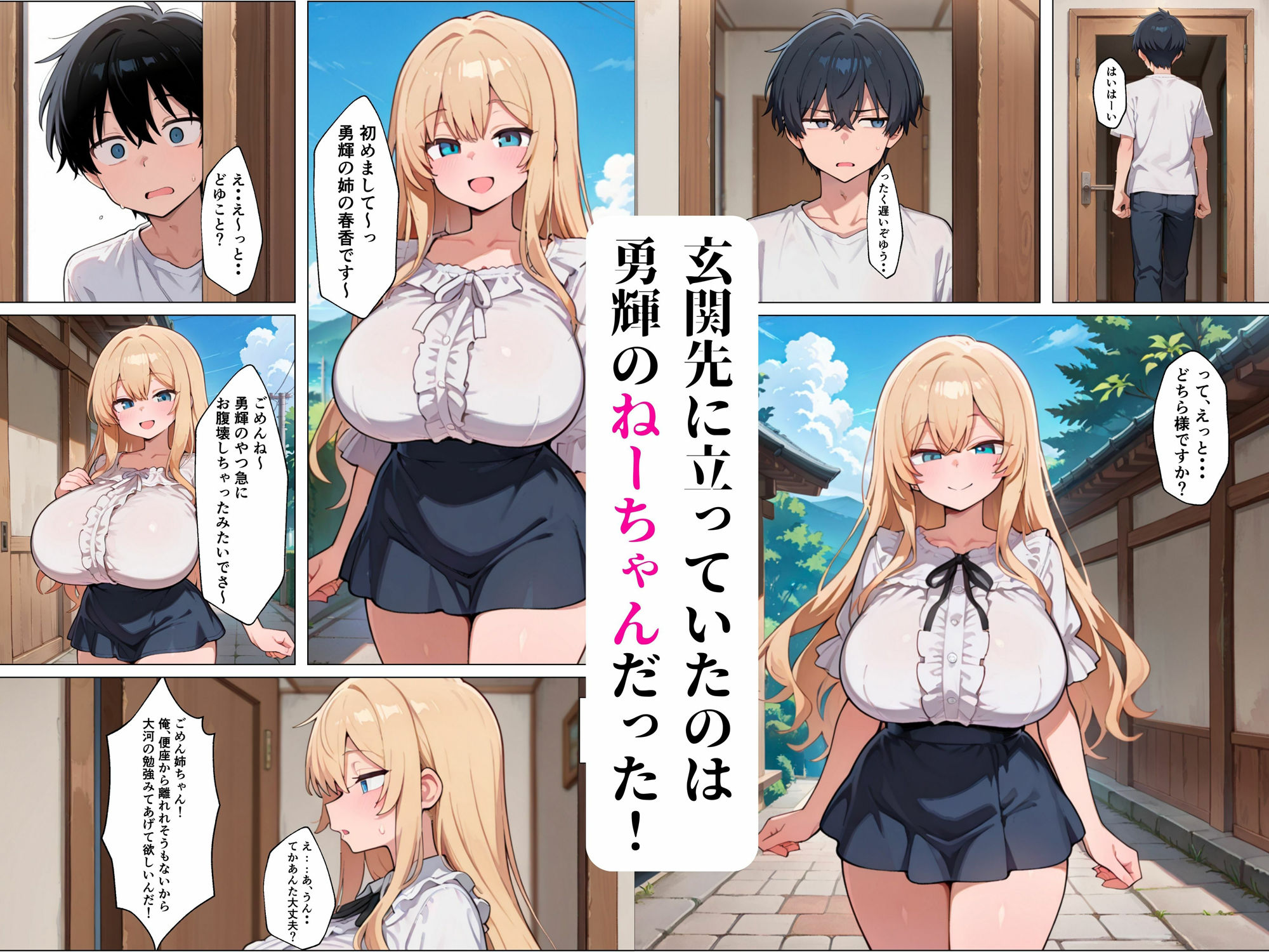 友達のねーちゃんに筆下ろしされる話 サンプル2ページ目