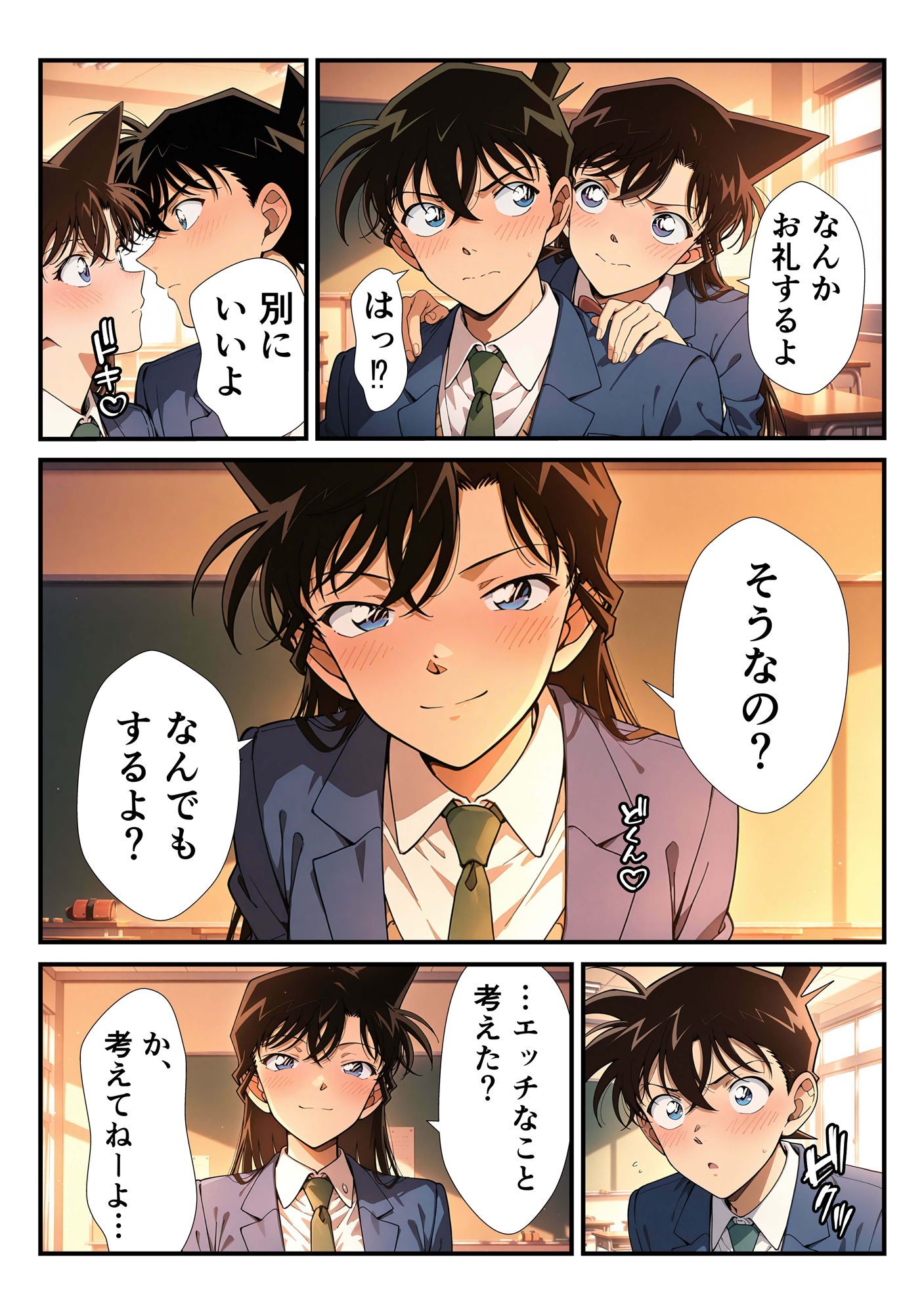 名探偵と放課後タイム サンプル4ページ目
