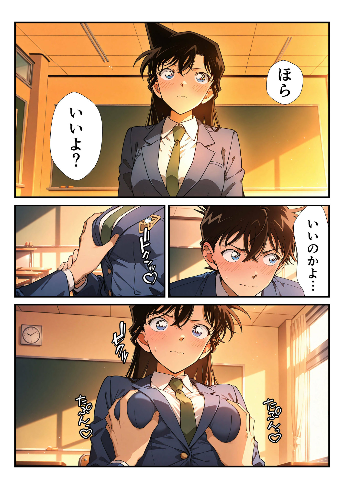 名探偵と放課後タイム サンプル6ページ目