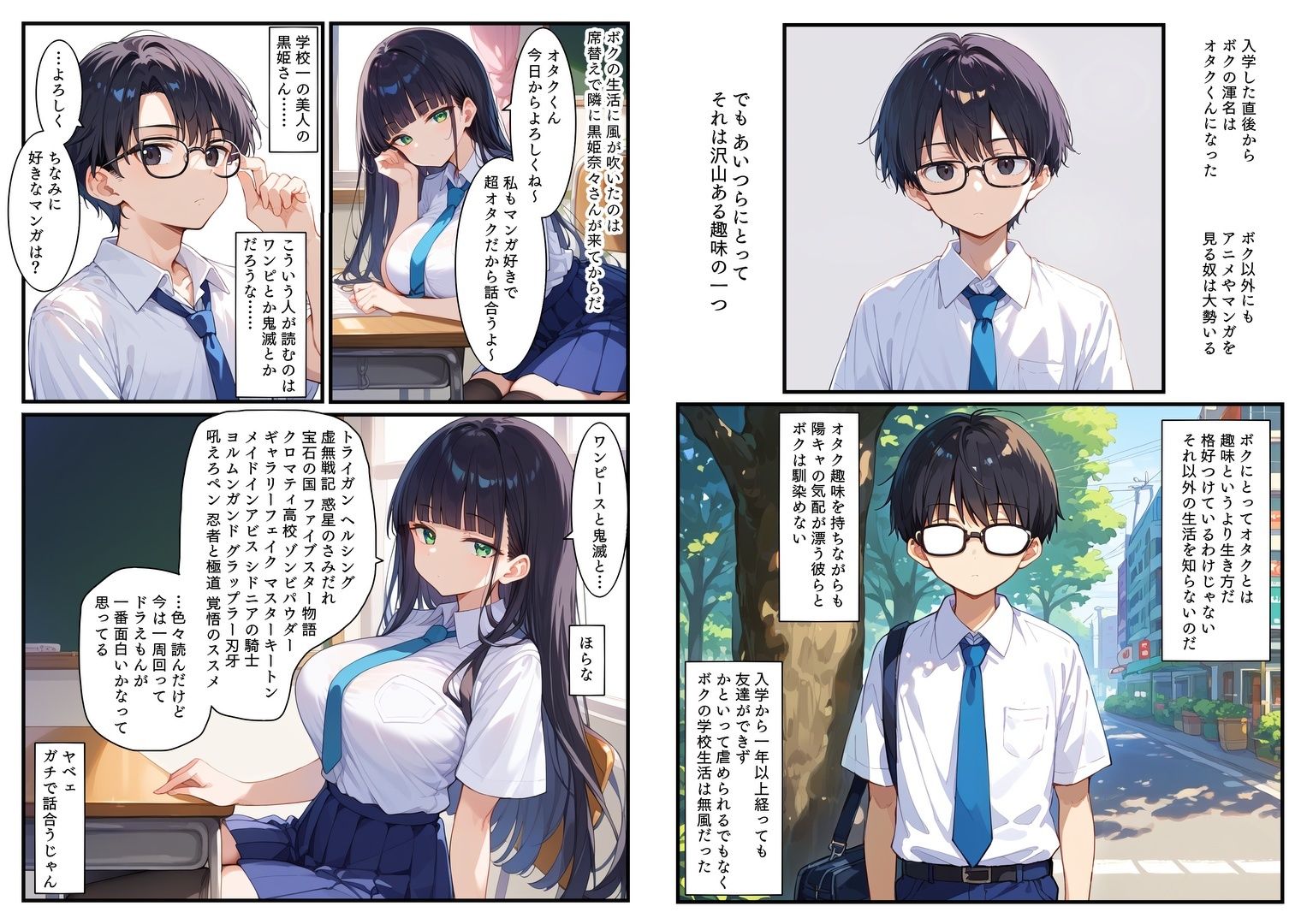 オタクに優しいジト目巫女さんとえっちなお祓い サンプル1ページ目