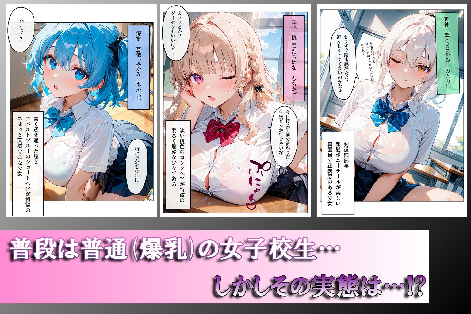 【フルカラーコミック】爆乳魔法少女、敗北確定！〜触手モンスターの苗床にされた少女たち〜 サンプル1ページ目
