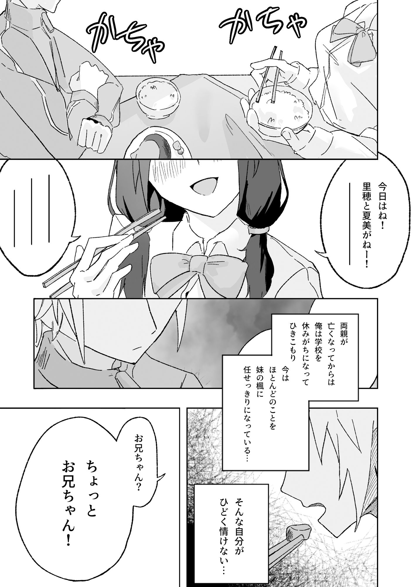 愛する妹に彼氏ができたのでお仕置きする話 サンプル8ページ目