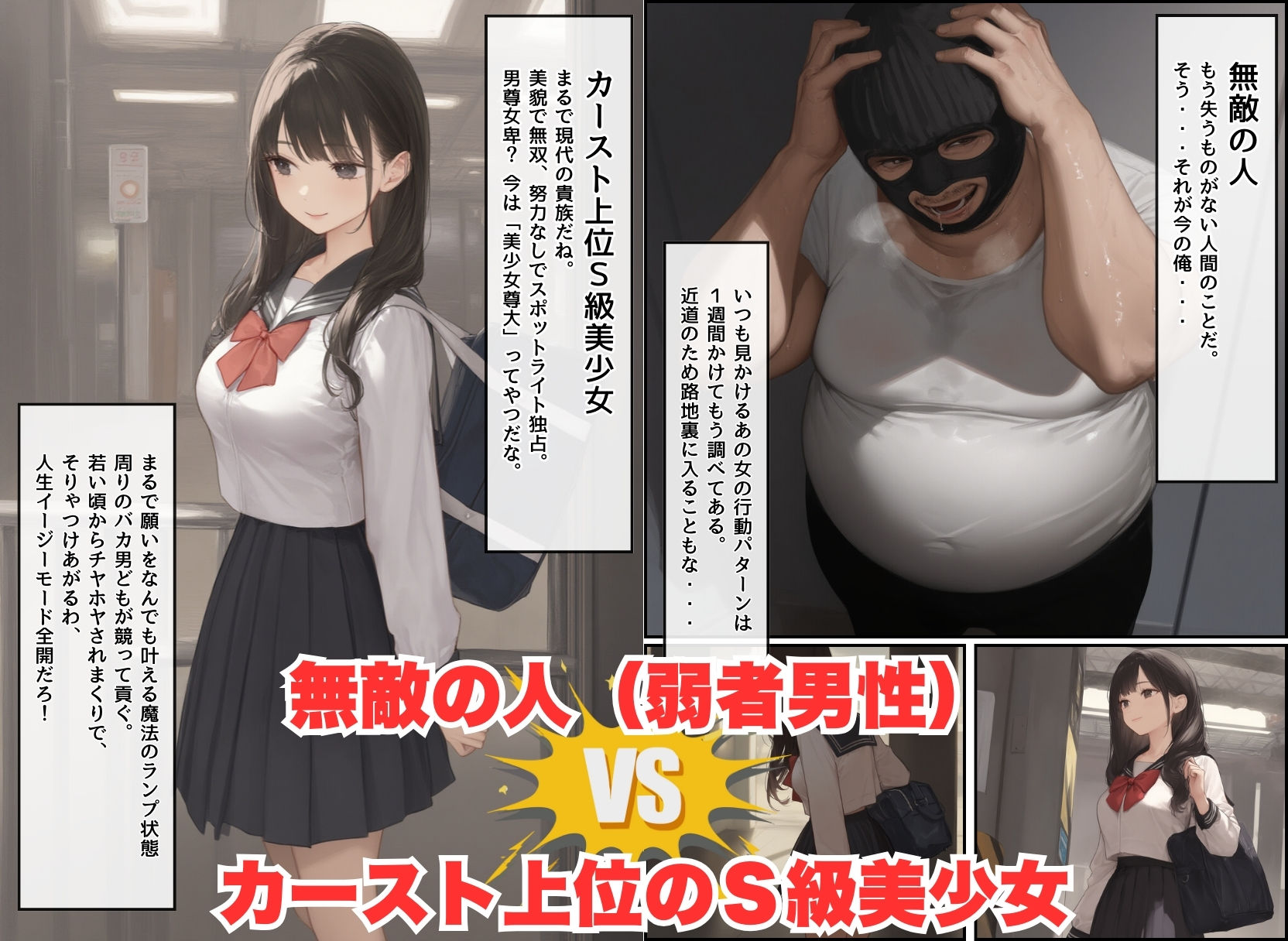【無敵の人】人生に絶望した弱者男性のおじさんが無敵になるまで サンプル2ページ目