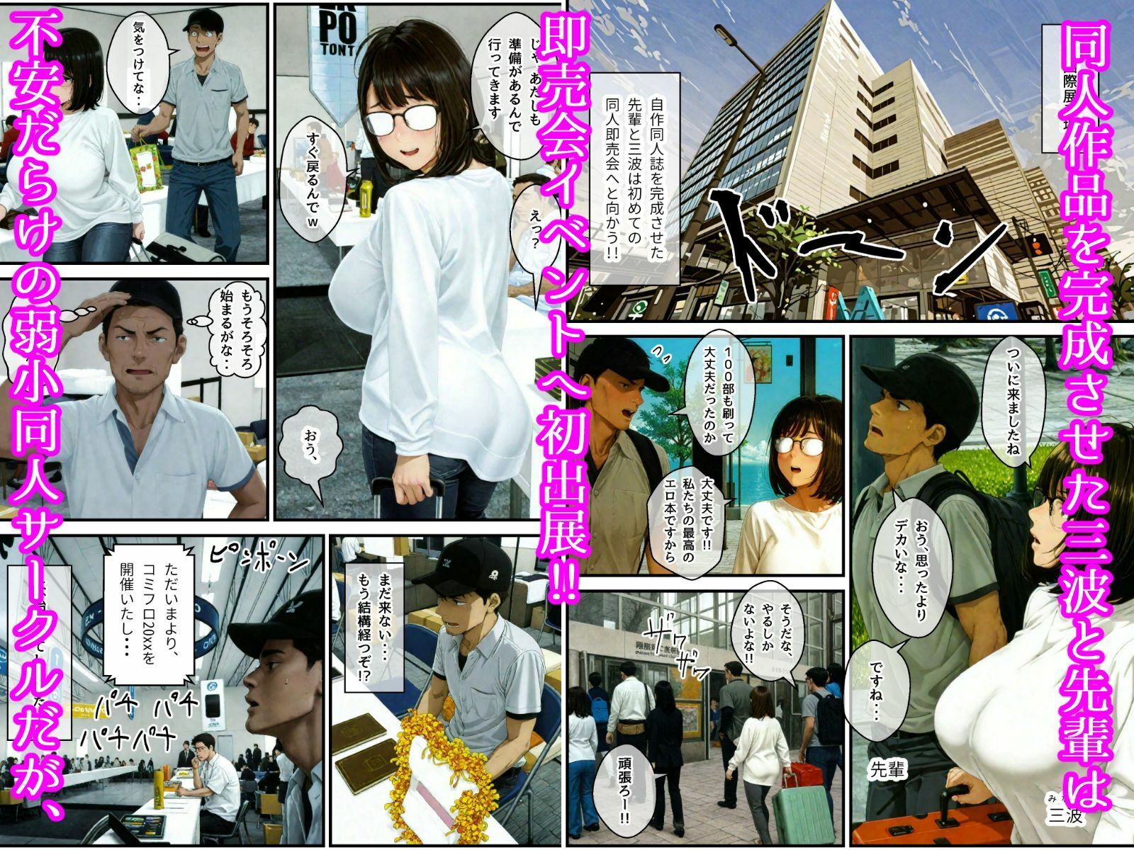 地味でオタクな女子とエロ漫画作ることになったんだが  コスプレ同人即売会編 サンプル1ページ目